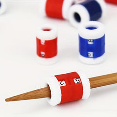 2pcs 4pcs Reusable Row Counter Red Stitch Counter Knit Counter