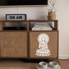 Plastic Drawing Stencil Buddha Craft Template for DIY Painting