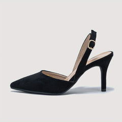 Women's Buckle Strap Stiletto Heels Slingback Pumps