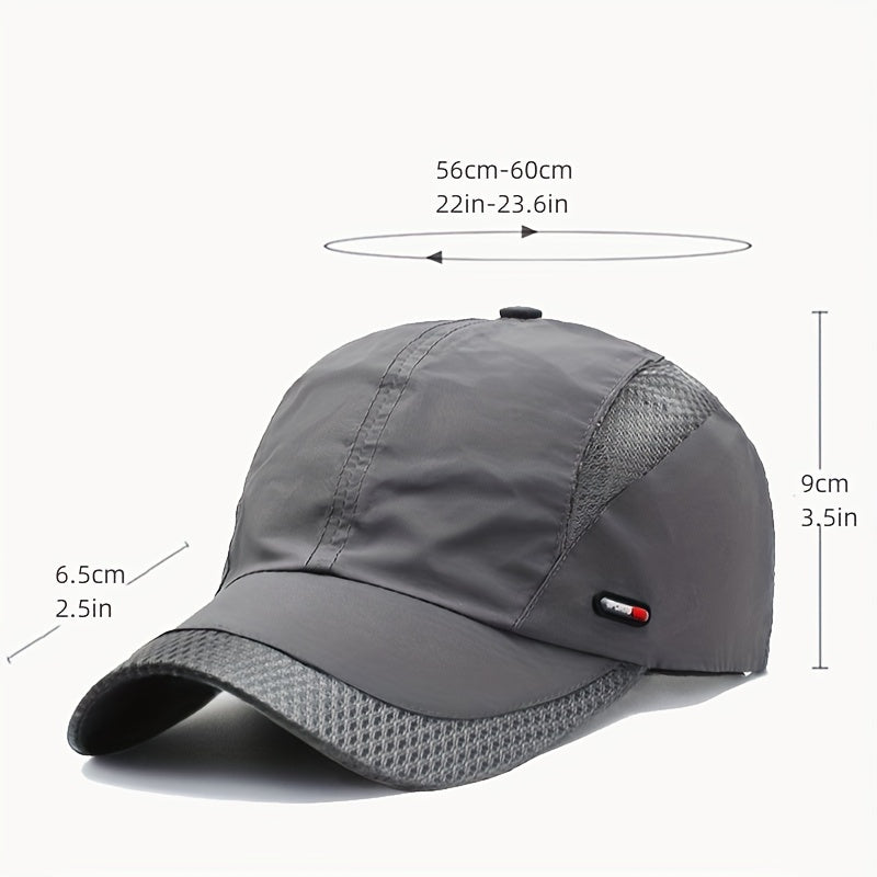 Casual Baseball Cap Quick Dry Sun Hat Adjustable Dad Hats