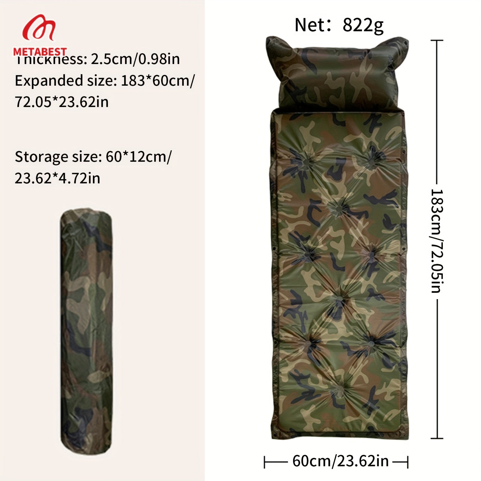Automatic Inflatable Mattress Camping Tent Sleeping Pad