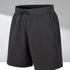 Men's Breathable Quick Dry Shorts With Pockets Drawstring Waist