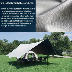 Butterfly Shaped Sunscreen Canopy for Outdoor Camping
