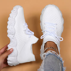 Thick Sole Octopus Sneakers Mesh Breathable Running Shoes
