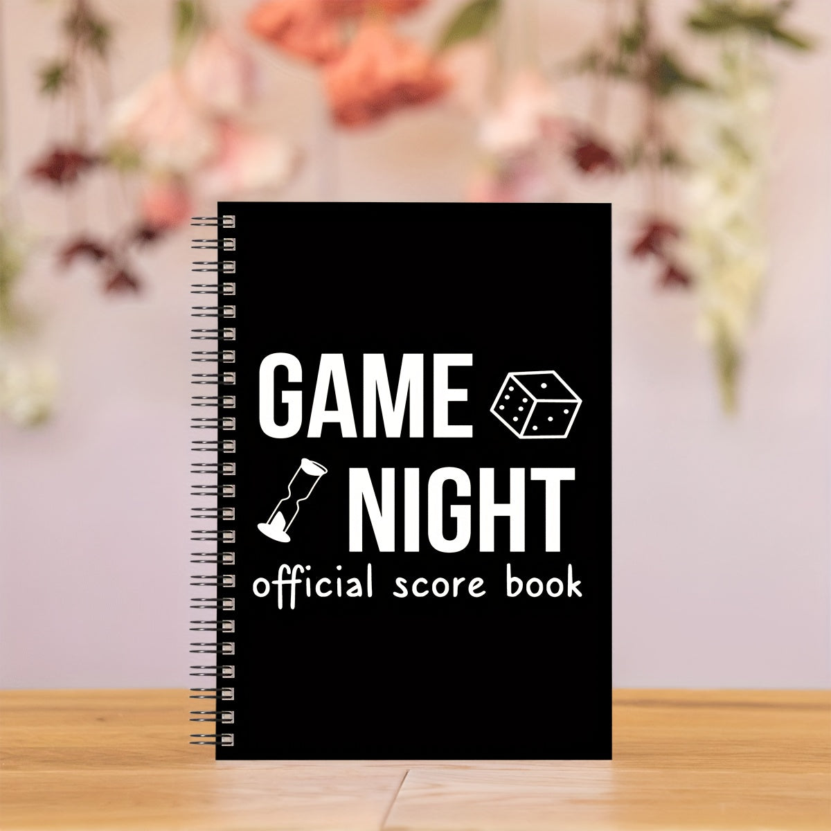 Spiral Game Night Score Book for Board Game Enthusiasts