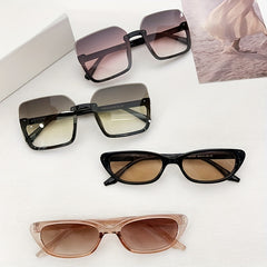 4pcs Couple Sunglasses Large & Small Frame Glasses