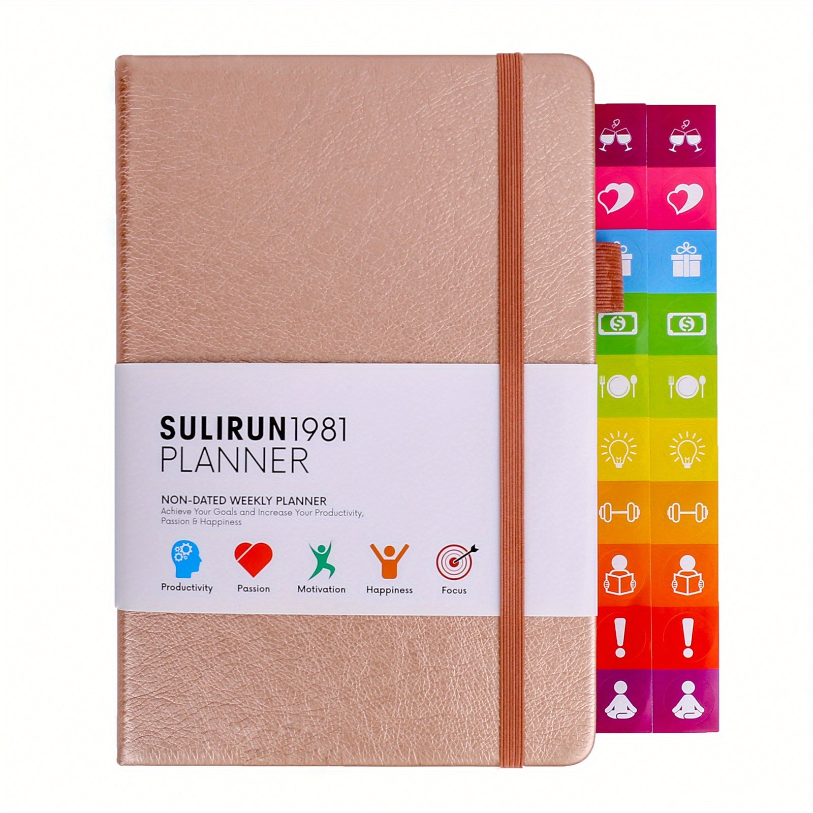 SULIRUN1981 Planner Weekly & Monthly Planner A5 Size 14 48 21 08 Cm