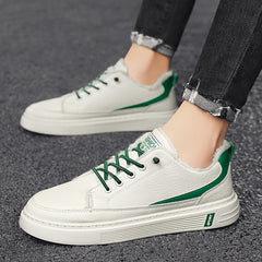 Men's Warm Fleece Skate Shoes Plush Casual Sneakers Winter