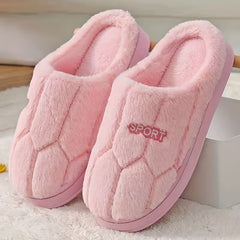 Plush Cozy House Slippers Anti skid Slip on Shoes Indoor Men Women