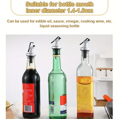 3Pcs Olive Spouts Vinegar Bottle Stopper Spout Leakproof Nozzle Dispenser