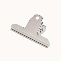 5pcs Large Paper Clip Silvery Metal File Binder Clip for Home Office School