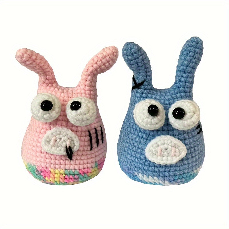 Crochet Beginners Kit with English Manual - DIY Cartoon Doll Yarn Set