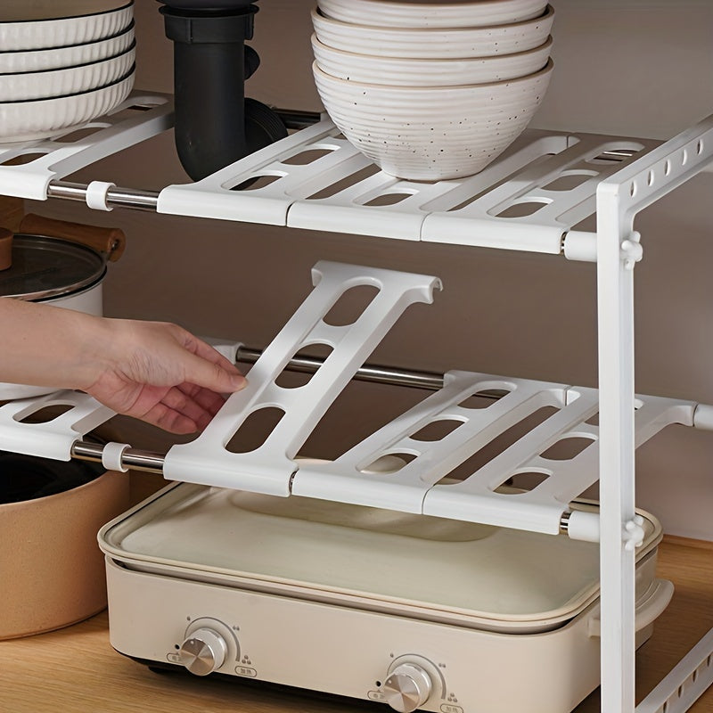 Extendable Stainless Steel Kitchen Sink Storage Rack