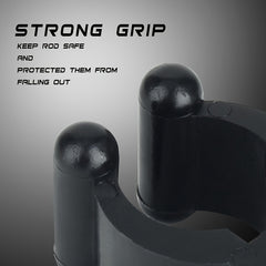 4pcs Fishing Rod Holders with Rack Clips