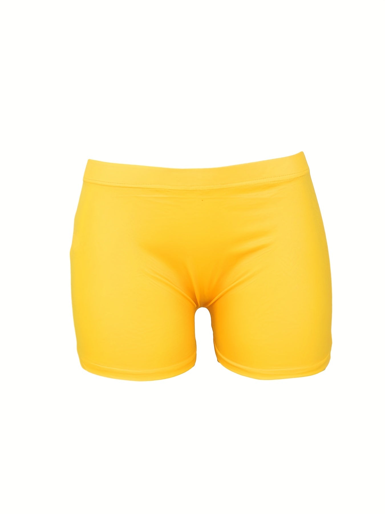 Casual Letter Print Skinny Yoga Shorts