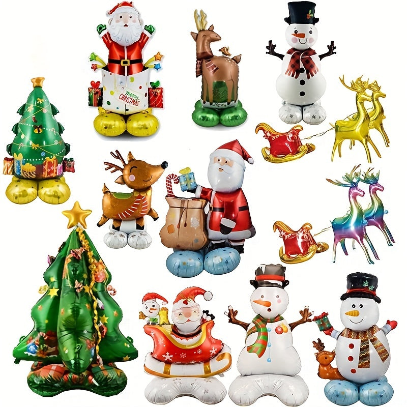 3D Standing Santa Claus Christmas Decoration