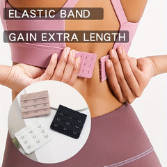 3pcs Elastic Bra Strap Extenders Comfortable Adjustable Bra Band