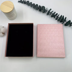 Pink Memory Style Necklace Set Box Jewelry Packaging