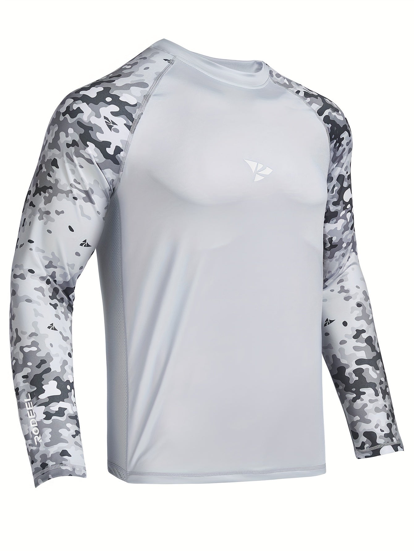 Men's Camo Sun Protection Hoodie Long Sleeve Quick Dry Top