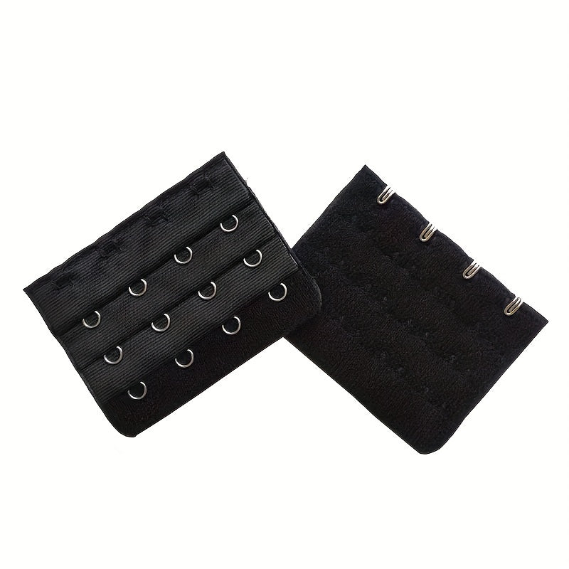 5pcs 3 Hooks Bra Strap Extenders Adjustable Band Buckle Women's Lingerie
