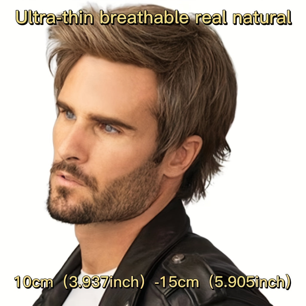 Men's Short Wig Comfortable Suitable For Daily Use Costume Wig
