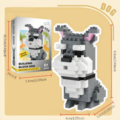 Puppy Building Blocks Small Particle Educational Toy