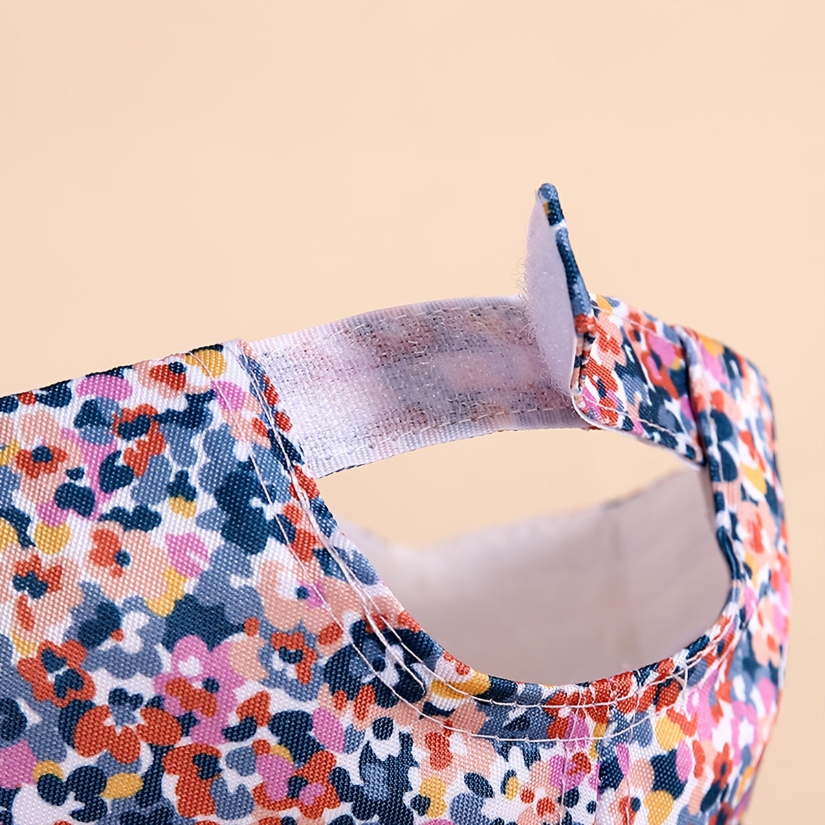 Girls Baseball Cap Floral Sun Protection Sunshade Hat for Outdoor Activities