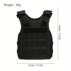 Creative Vest Shaped Cup Cover Protective Sleeve for Beverage Beer Cup