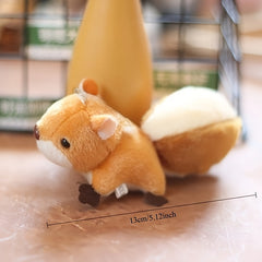 Set of 4 Cute Squirrel Stuffed Toys