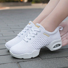 Arch Support Non Slip Dance Shoes Mesh Breathable Air Cushion Sport Shoes