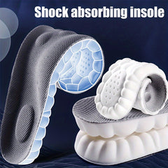 4D Latex Sports Insole Pain Relief Arch Support Running Insole