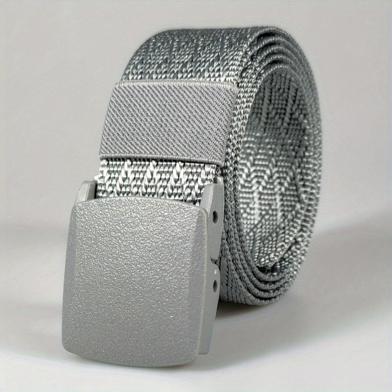 Quick Release Buckle Belt Mesh Pattern Casual Jeans Belt