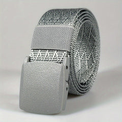 Quick Release Buckle Belt Mesh Pattern Casual Jeans Belt
