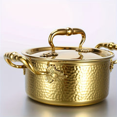 Single Mini Cooking Pot Stainless Steel Chafing Dish