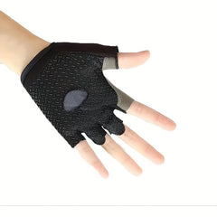 Breathable Anti Slip Half Finger Cycling Gloves for Men and Women