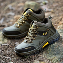 Men's Anti Collision Ankle Top Hiking Sneakers for Climbing Trekking