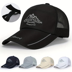 Adjustable Mesh Baseball Cap for Outdoor Sports Sun Protection