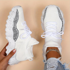 Women's Knitted Comfort Sneakers Lightweight Sports Shoes