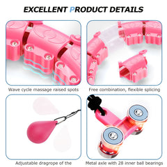Waist Trainer & Abdominal Massager 24 Knots Slim Waist Tone Abs