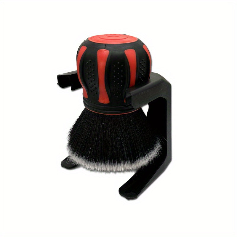 Soft Bristle Car Detailing Brush, Ball Handle for Dust Removal