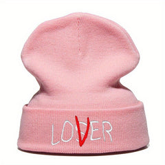 Unisex Couple Knit Hat LOSER Embroidery Skull Cap Warm Ski Hats
