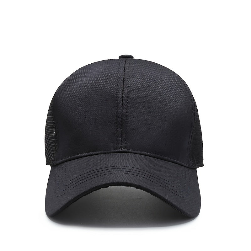 Outdoor Sports Solid Baseball Cap Sunscreen Mesh Cap