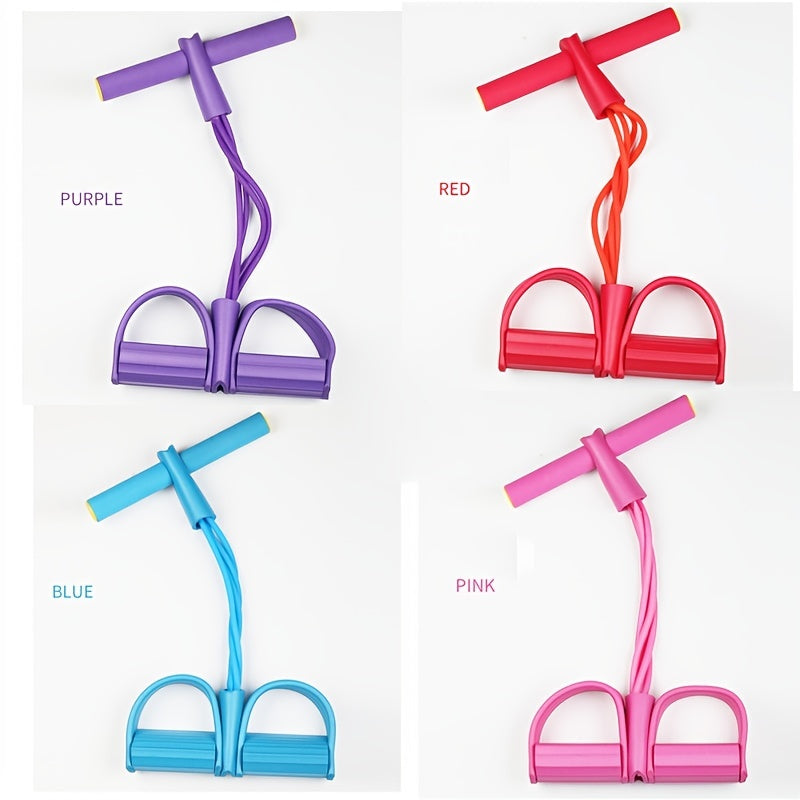 Resistance Band With Pedals for Home Fitness