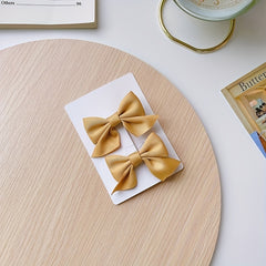 Cartoon Bow Hair Clips Decorative Hair Accessories Holiday Gift