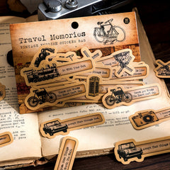 30PCS Vintage Stationery Scrapbooking Stickers