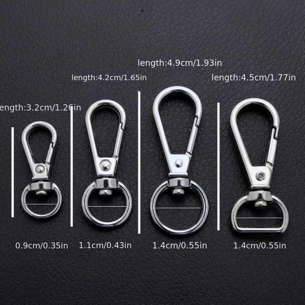10pcs Zinc Alloy Hook Buckle for Bag Key Chain Belt