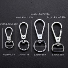 10pcs Zinc Alloy Hook Buckle for Bag Key Chain Belt