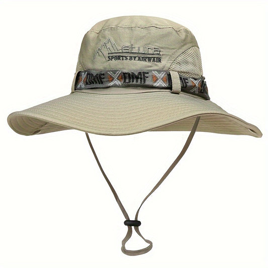 Breathable Wide Brim Sun Hat for Outdoor Activities