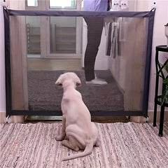 1PC Folding Mesh Dog Gate Portable Isolation Net Non Punching Barrier Safety Net