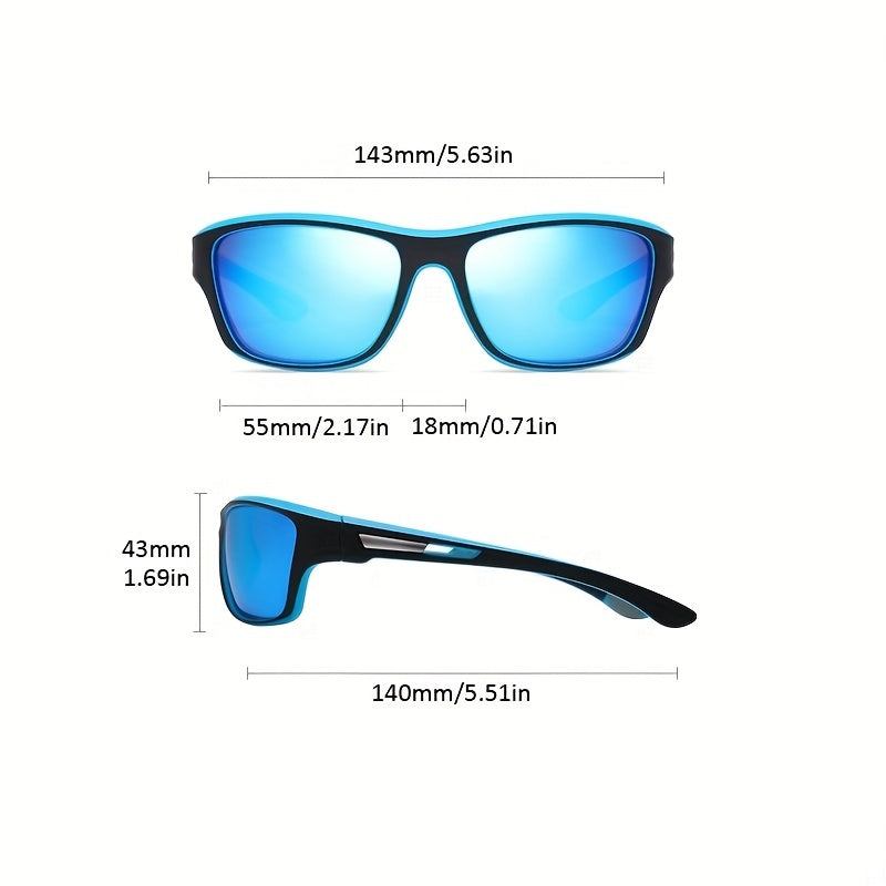 Outdoor Sports Glasses with Colorful Lenses and Anti Lost Strap